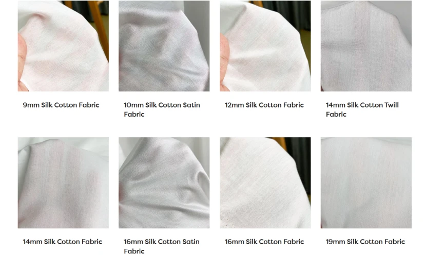 Silk Material Selection