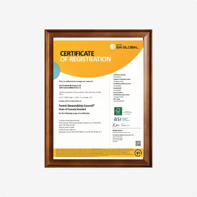 Forest Stewardship Council® Chain of Custody Standard