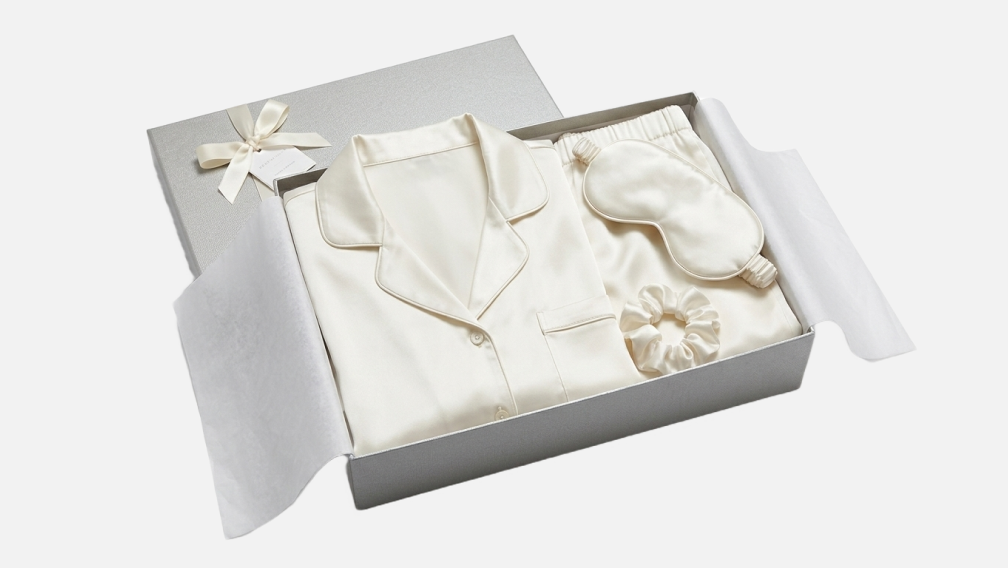 Silk Pajamas Gift Set