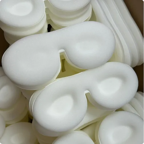 Memory foam filling for custom silk pillows and sleep accessories