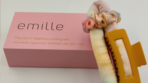 DreamSilk Collaborates with Emille: Custom Heatless Silk Hair Curler