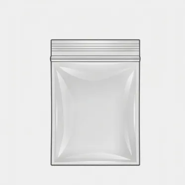 OPP PE transparent bag illustration for silk product protection