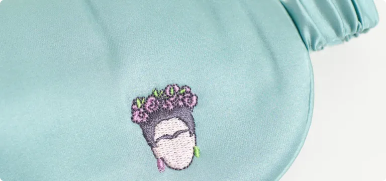 Embroidered logos