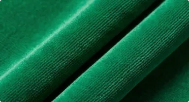 Emerald Green Silk Velvet