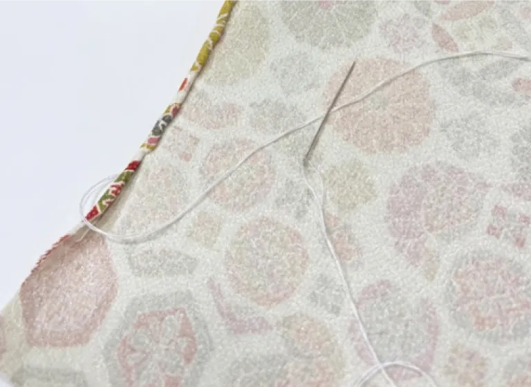 Edge Finishing Options for Silk Scarf