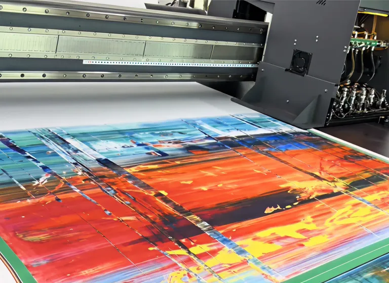 Printing Process for Custom Silk Scarves